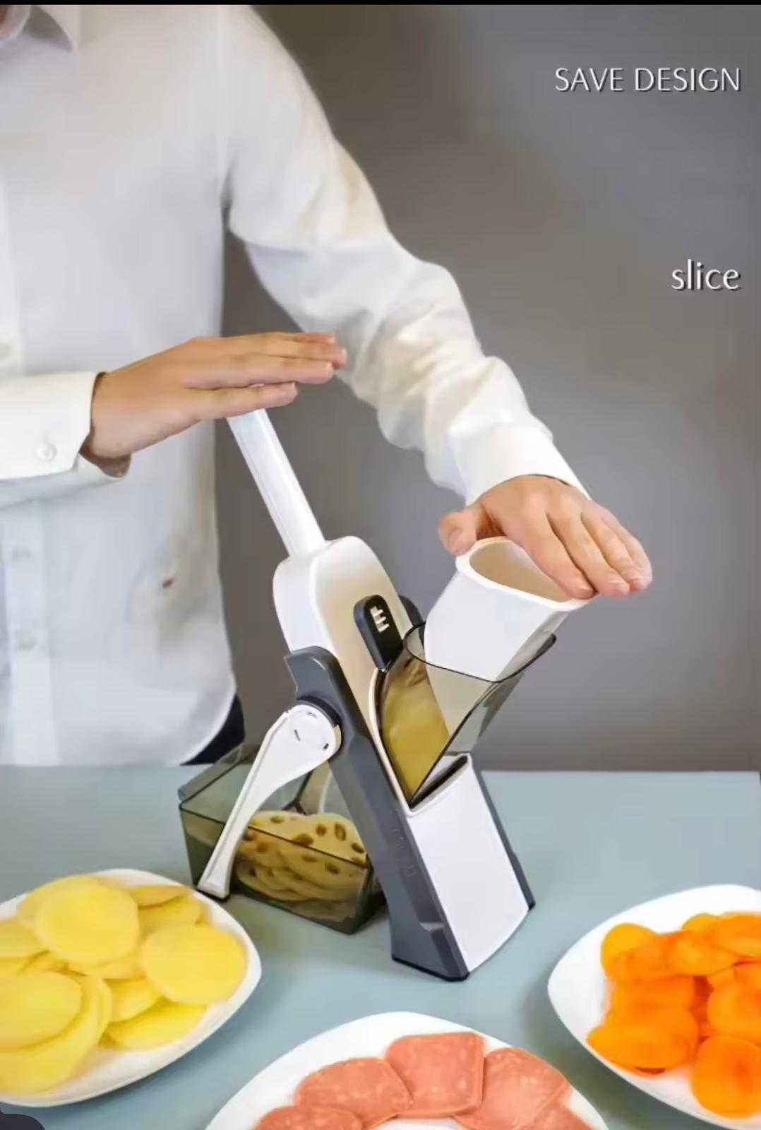 5-in-1 Multifunctional Vegetable Cutter & Slicer | Kitchen Gadgets & Tools