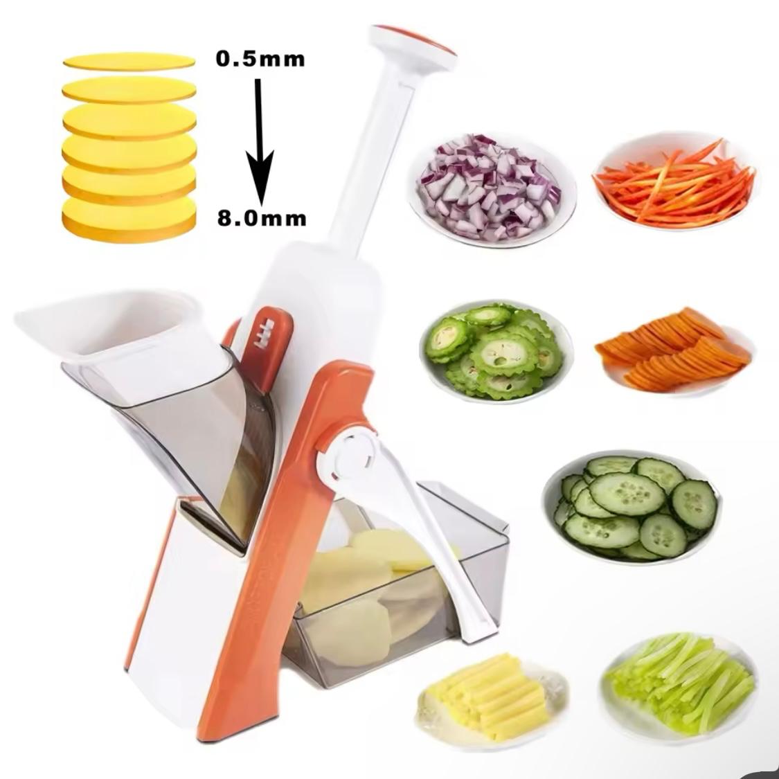 5-in-1 Multifunctional Vegetable Cutter & Slicer | Kitchen Gadgets & Tools